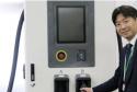 日本展示为2025年世博会试制的空中飞行汽车充电桩