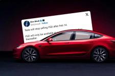 特斯拉下月起将停售全自动驾驶系统一次性买断套餐