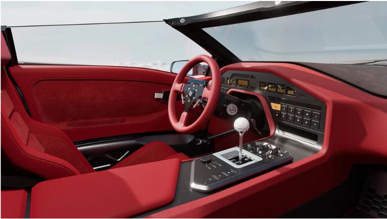 Eccentrica V12 Roadster问世:暗黑公牛复刻跑车推出敞篷版本